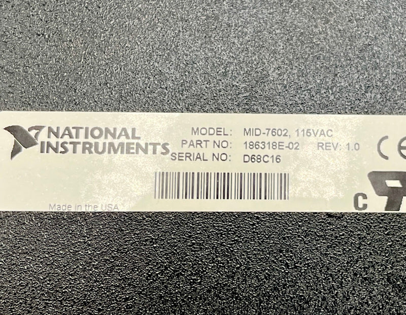 National Instruments MID 7604/7602 4/2 Axis Stepper Motor Drive
