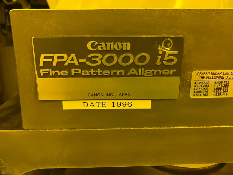 Canon FPA 3000 i 5 i-Line Stepper