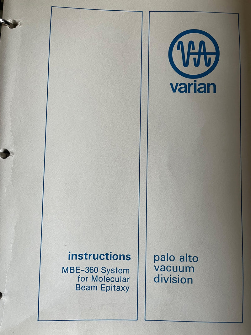 Varian Gen II MBE (Molecular Beam Epitaxy)