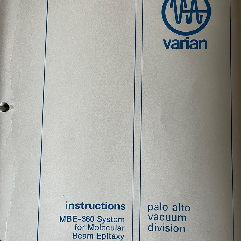 Varian Gen II MBE (Molecular Beam Epitaxy)