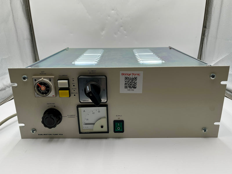 VG Scientific ZU 457 Sublimation Pump PSU
