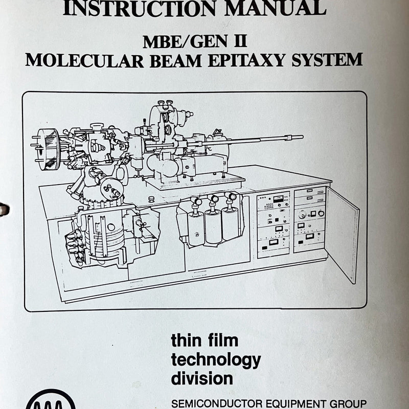 Varian Gen II MBE (Molecular Beam Epitaxy)