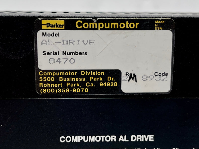 Compumotor AL Drive A Series Microstep Drive