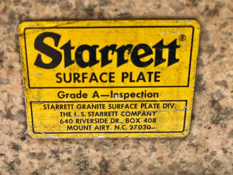 Starrett Surface Plate