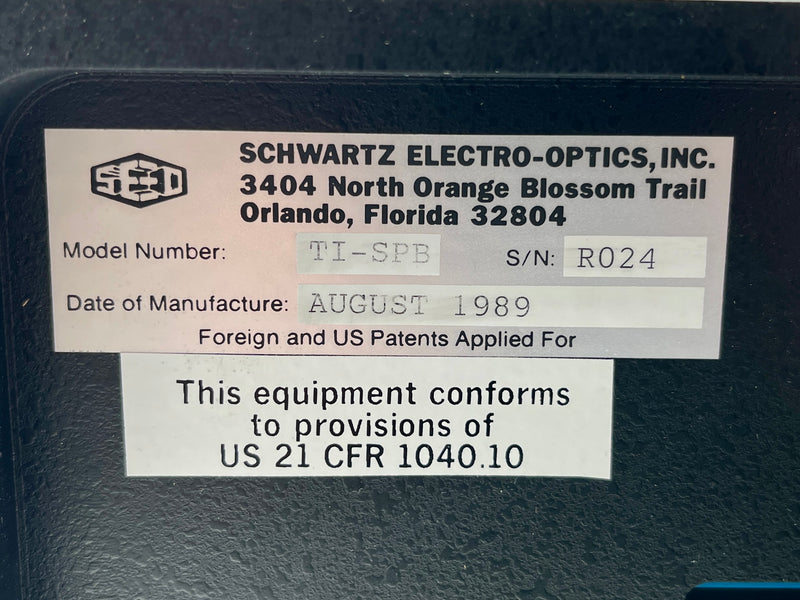 Schwartz Electro-Optics TI SPB Optical Laser