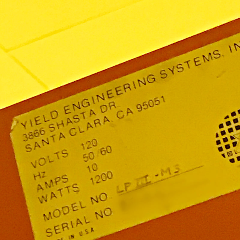 Yes LP III HMDS Vapor Prime Oven