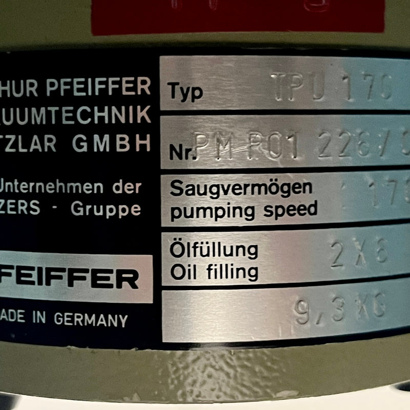 Turbomolecular Pump System