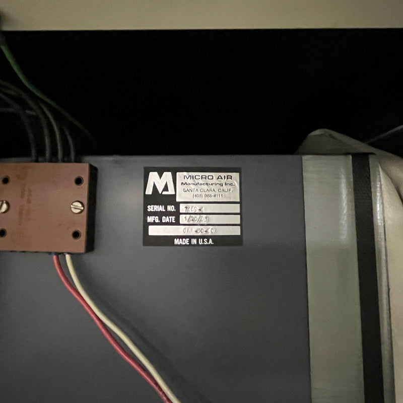 Micro Air Systems HEPA Filter Hood