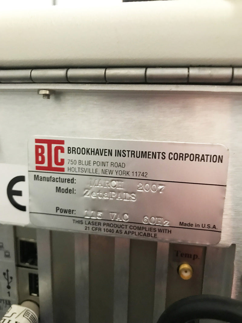 Brookhaven ZetaPALS Zeta Potential Analyzer