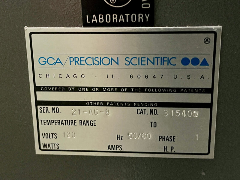 Thelco Model 26 Muffle Furnace