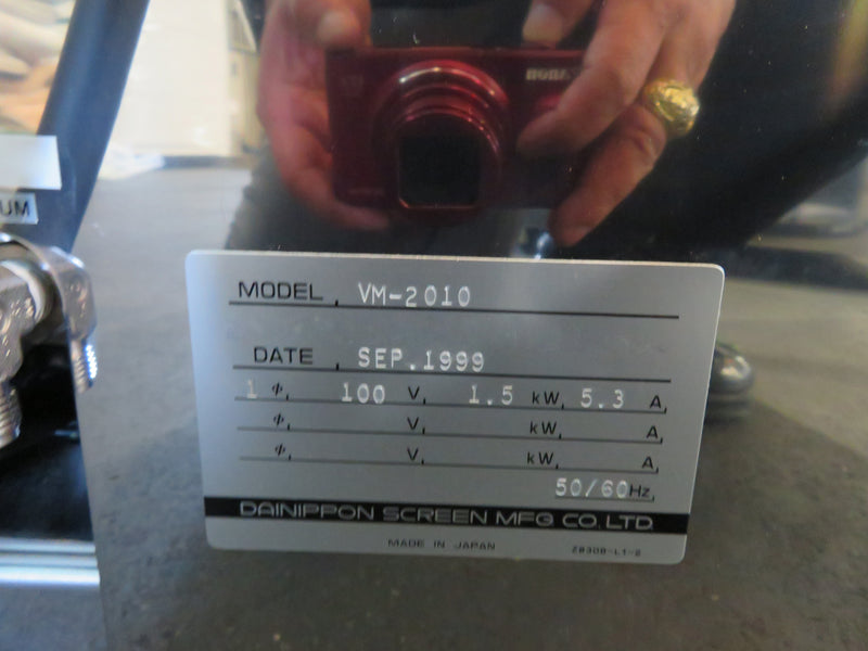 SCREEN / DNS VM 2010 Wafer Tester