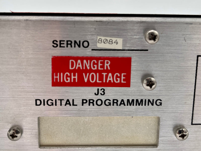 Bertan 205 A 01 R High Voltage Power Supply