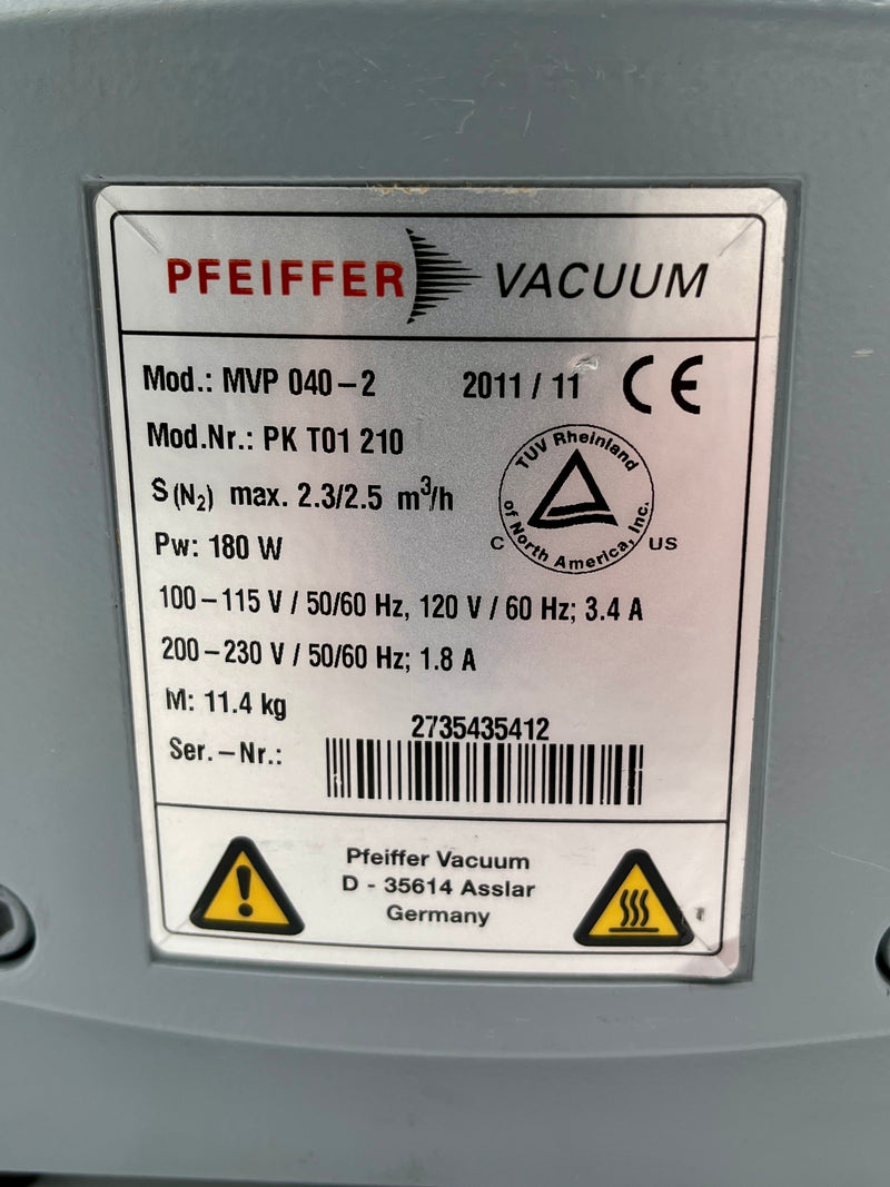 Pfeiffer MVP 040 2 Vacuum Pump