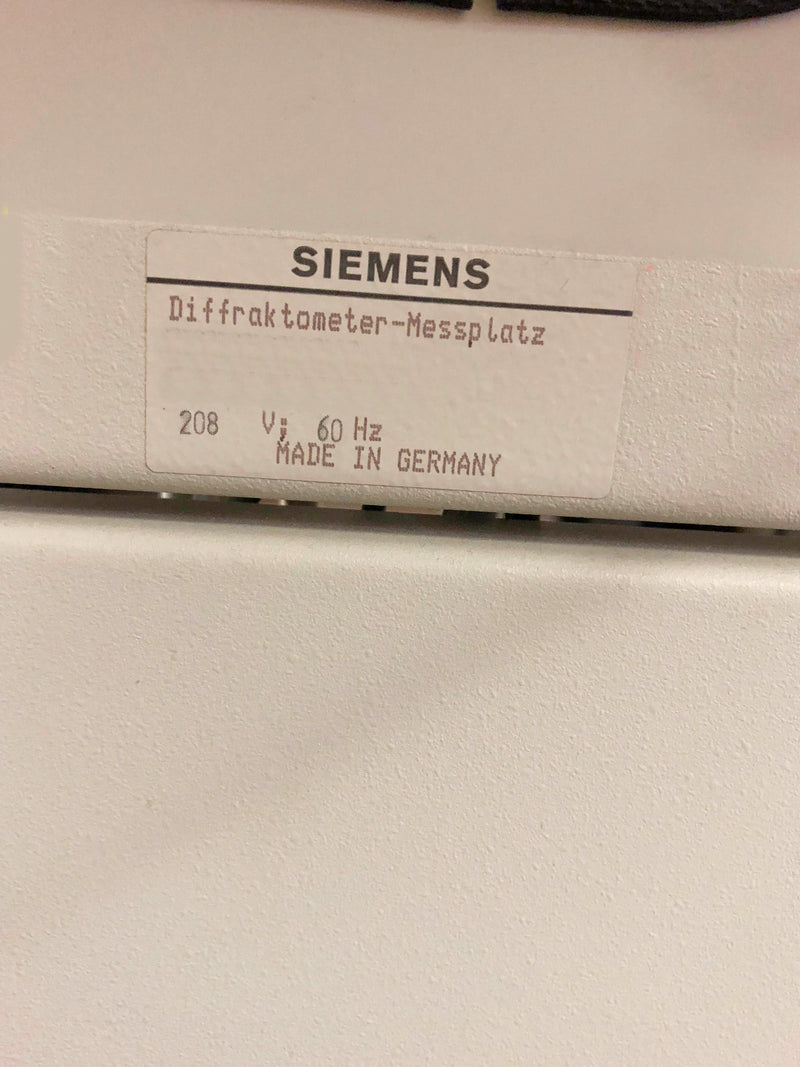 Siemens D 5000 XRD (X-ray Diffractometer)