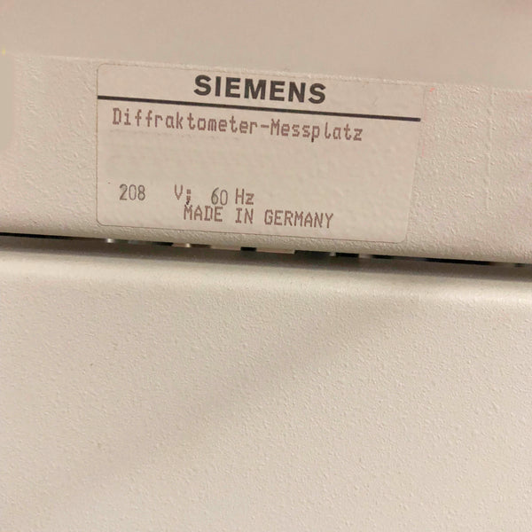 Siemens D 5000 XRD (X-ray Diffractometer)