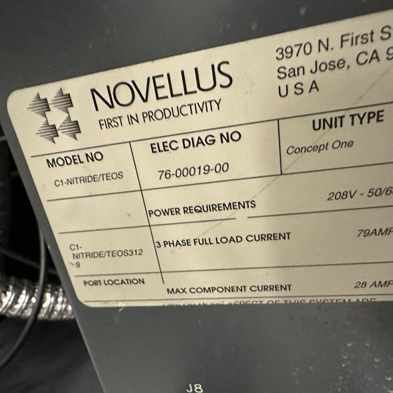Lam / Novellus Concept One CVD (Chemical Vapor Deposition)