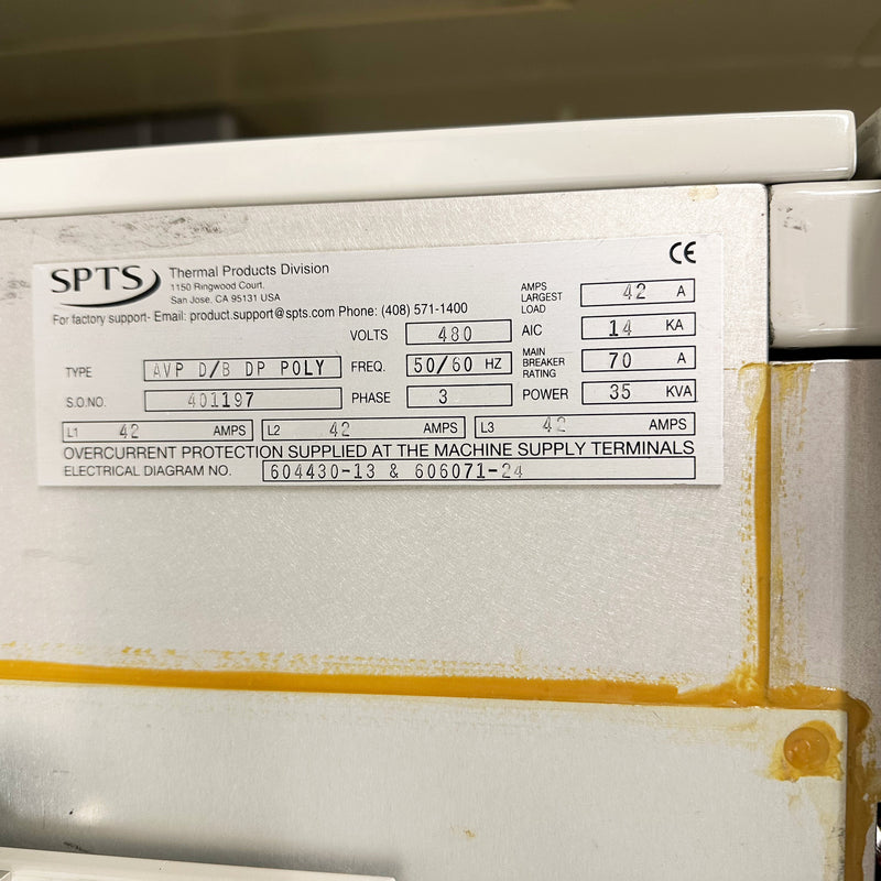 SPT Microtechnologies / Aviza / SVG AVP 8200 Furnace