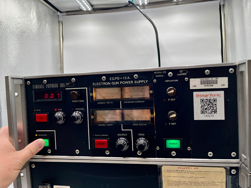 Kimball Physics EGPS 12 A Electron Gun Power Supply System
