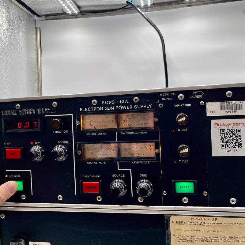 Kimball Physics EGPS 12 A Electron Gun Power Supply System
