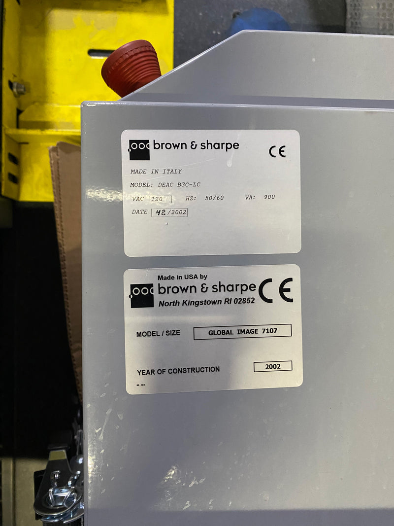 Brown & Sharpe Global Image 7107 CMM (Coordinate Measuring Machine)