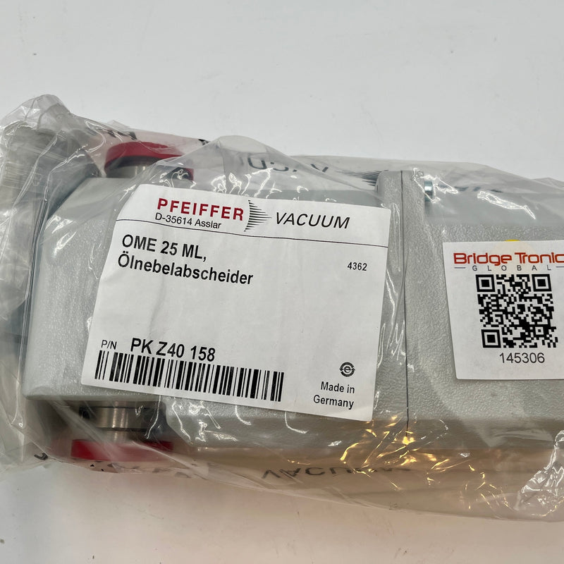 Pfeiffer PK Z 40 158 Vacuum Oil Mist Filter