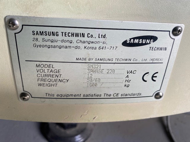 Samsung SM 321 Pick and Place