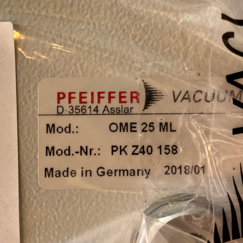 Pfeiffer PK Z 40 158 Vacuum Oil Mist Filter