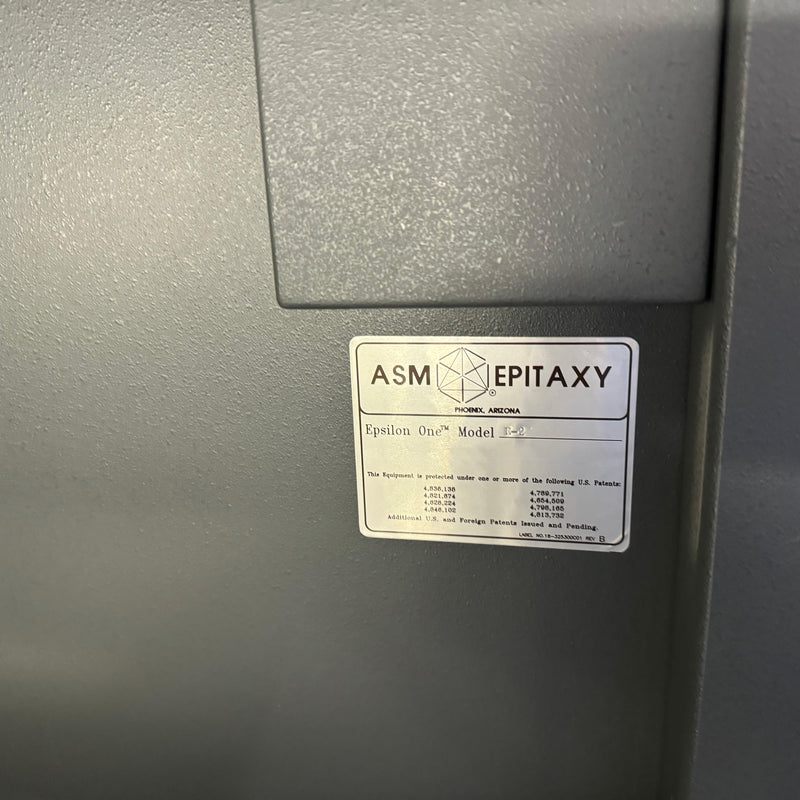 ASM E 2000 EPI Reactor (Epitaxial Silicon Deposition)