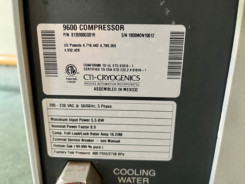 CTI 9600 Compressor