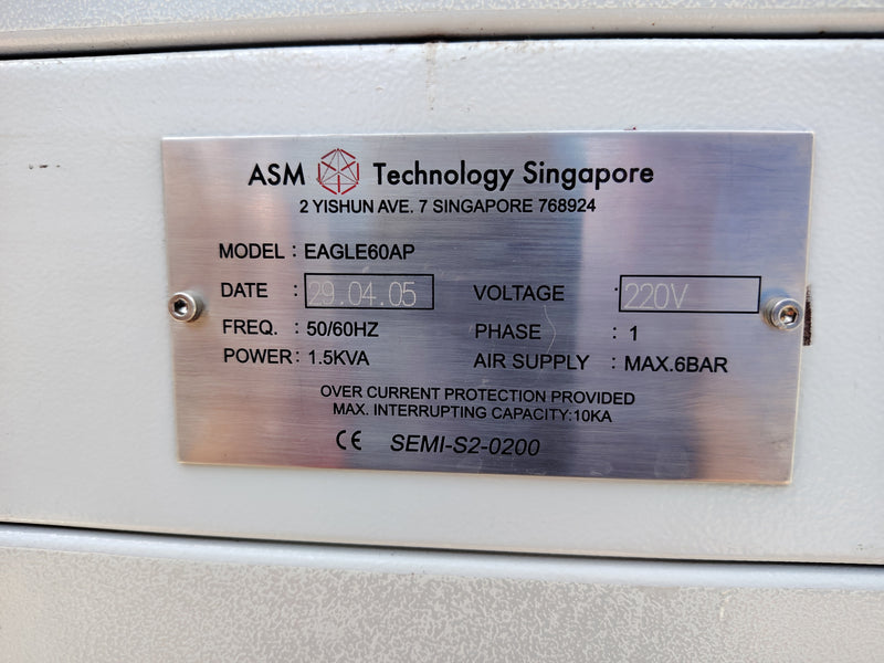 ASM Eagle 60 AP Wire Bonder