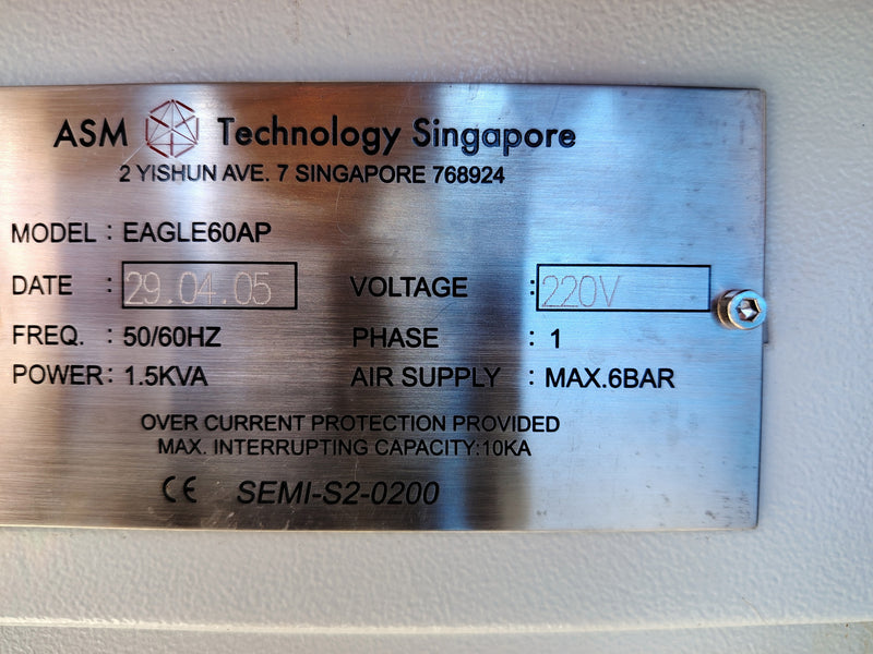ASM Eagle 60 AP Wire Bonder