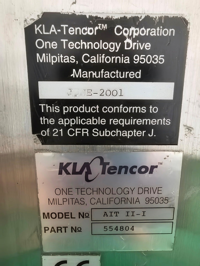 KLA AIT II Defect Inspection System