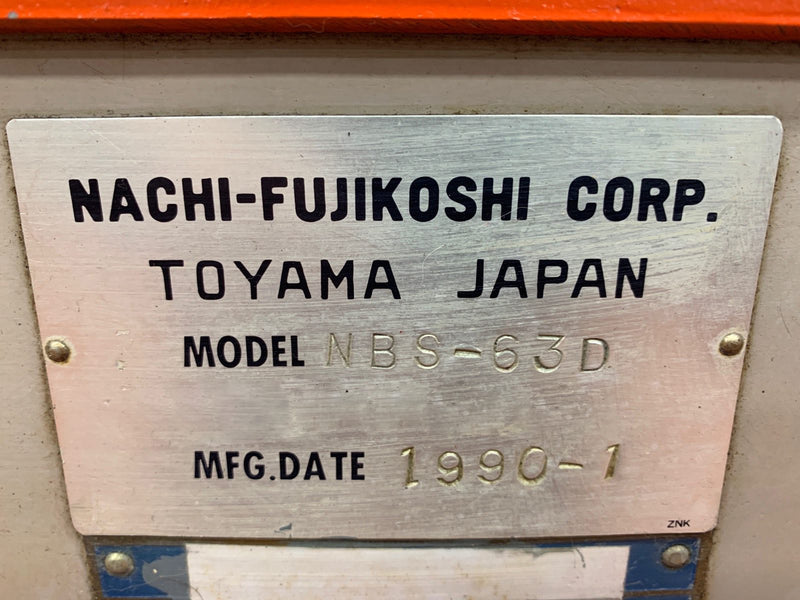 Nachi NSB 63 D Broach