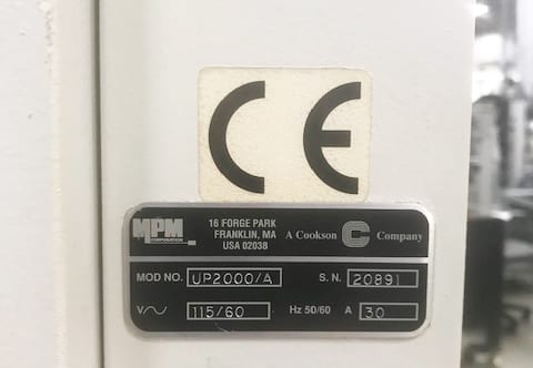 Speedline / MPM UP 2000 A Screen Printer