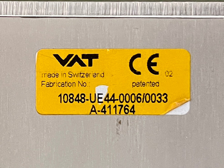 VAT 10848 UE 44 0006 0033 Gate Valve