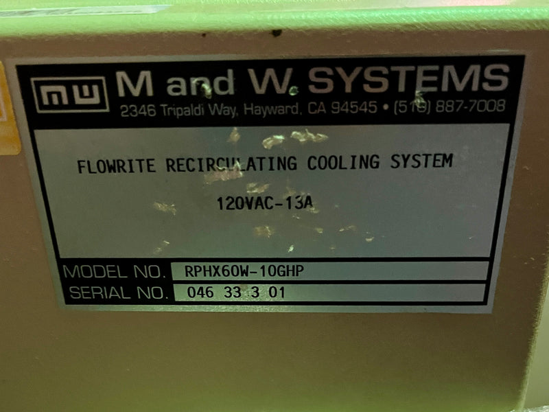 M&W RPHX 60 W 10 GHP Recirculator - Flowrite