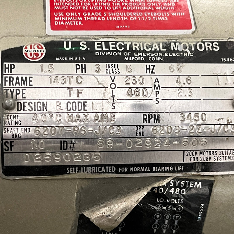 Leybold Heraeus WA 250 Vacuum Booster Pump