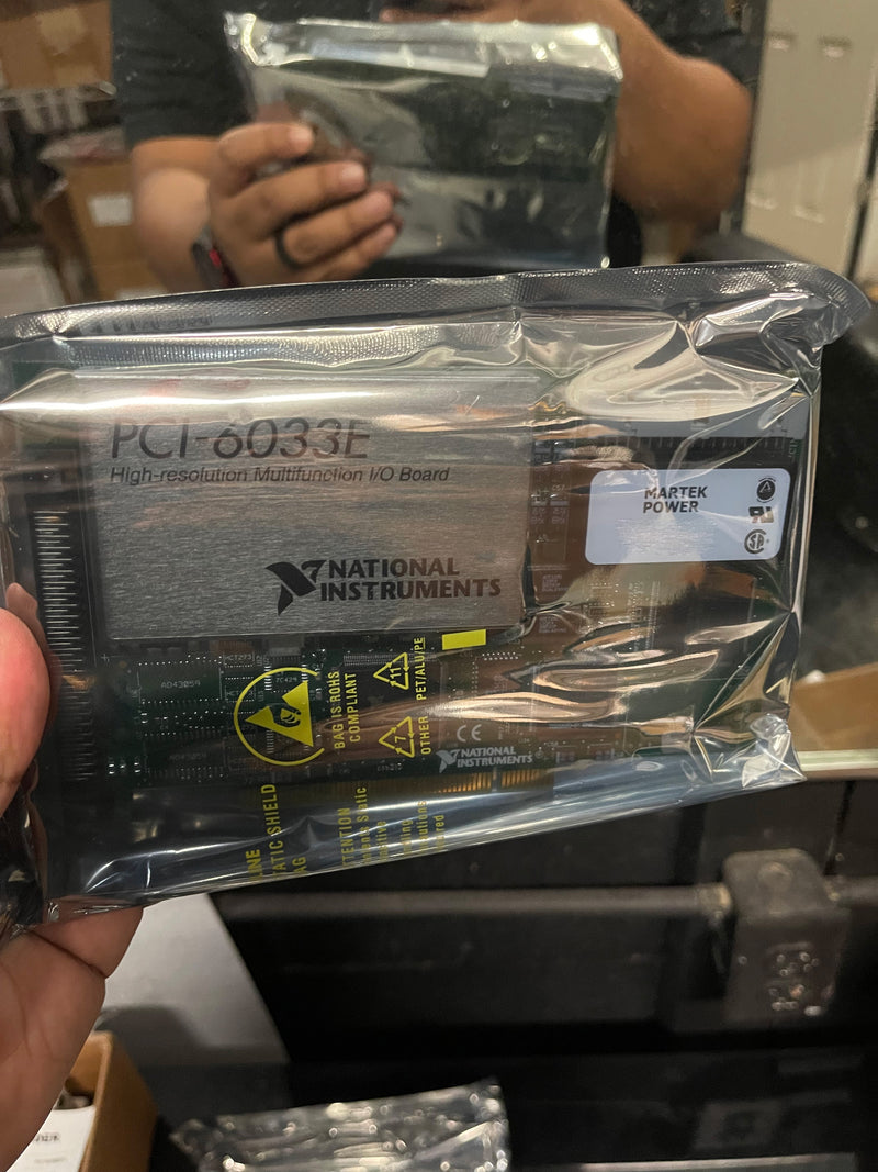 National Instruments PCI 6033 E High Resolution Multifunction I/O Board
