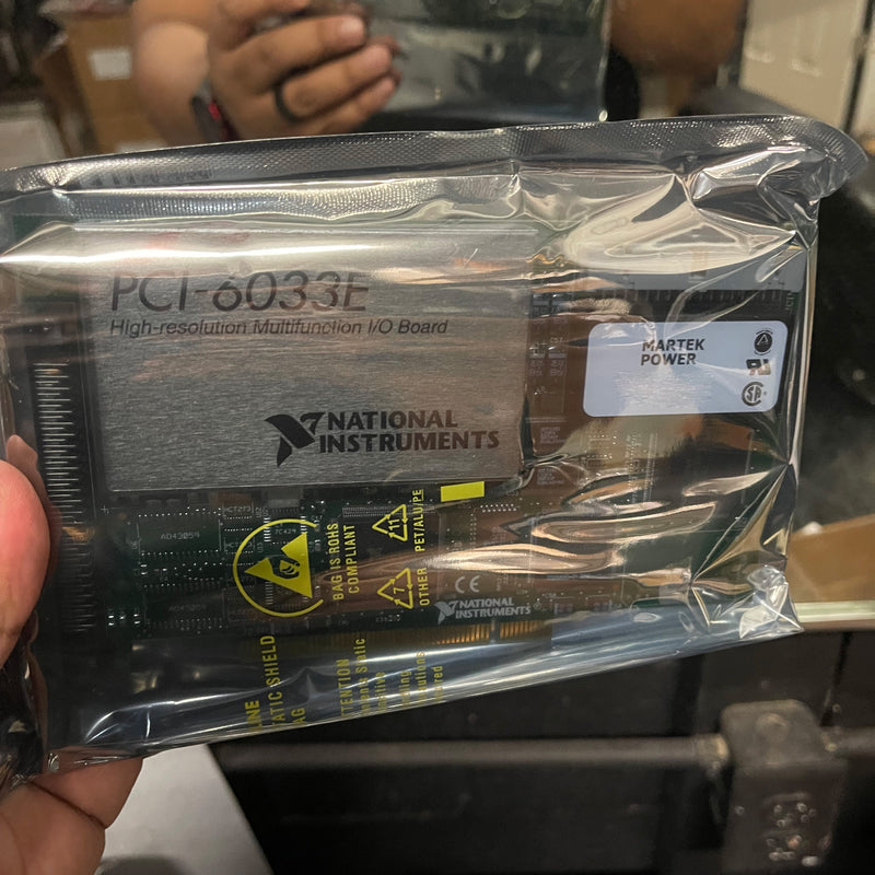 National Instruments PCI 6033 E High Resolution Multifunction I/O Board