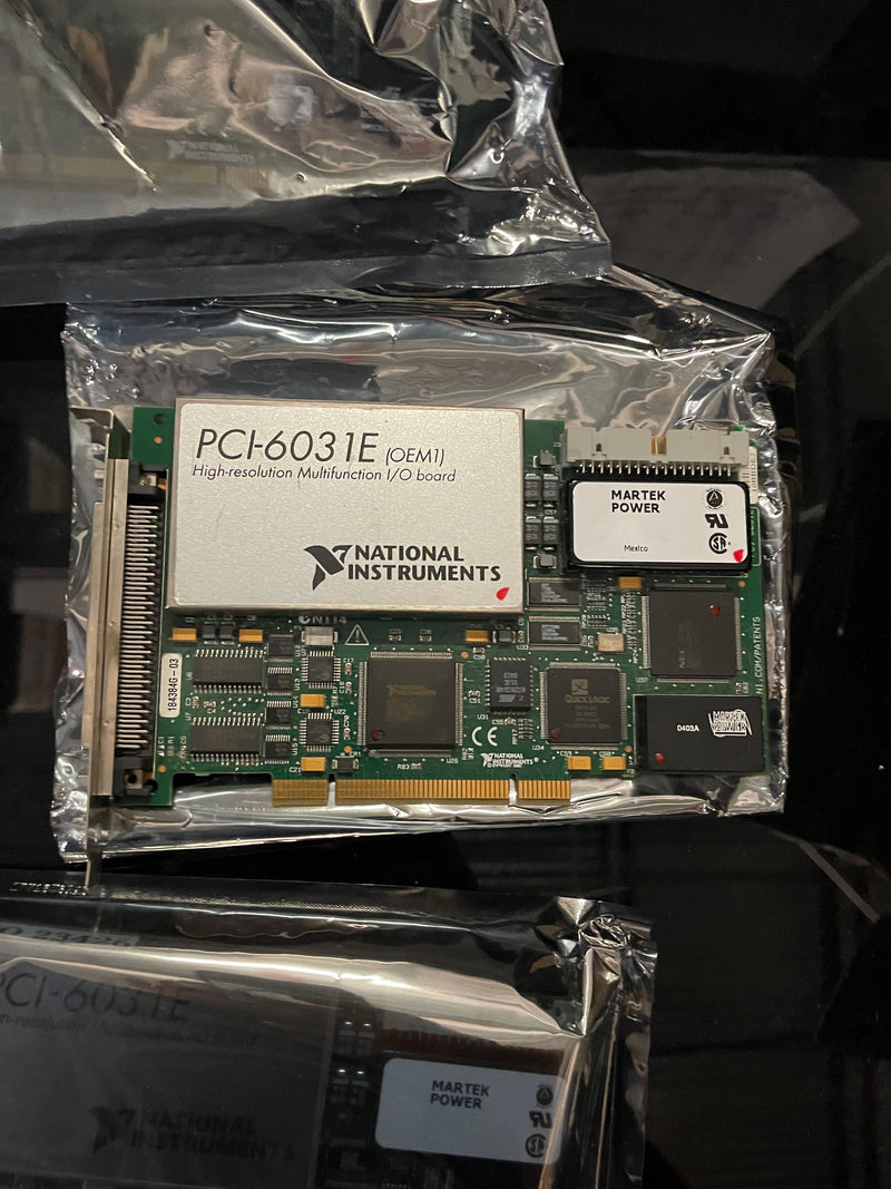 National Instruments PCI 6031 E High Resolution Multifunction I/O Board