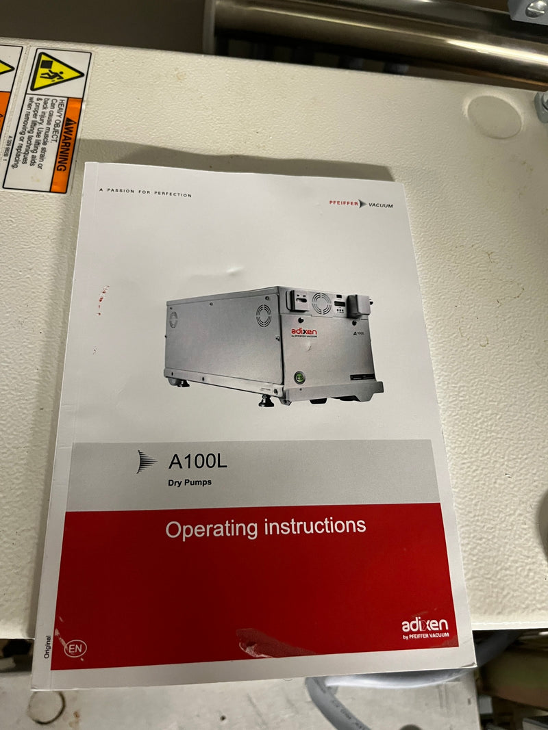 Pfeiffer / Adixen A 100 L Vacuum Pump