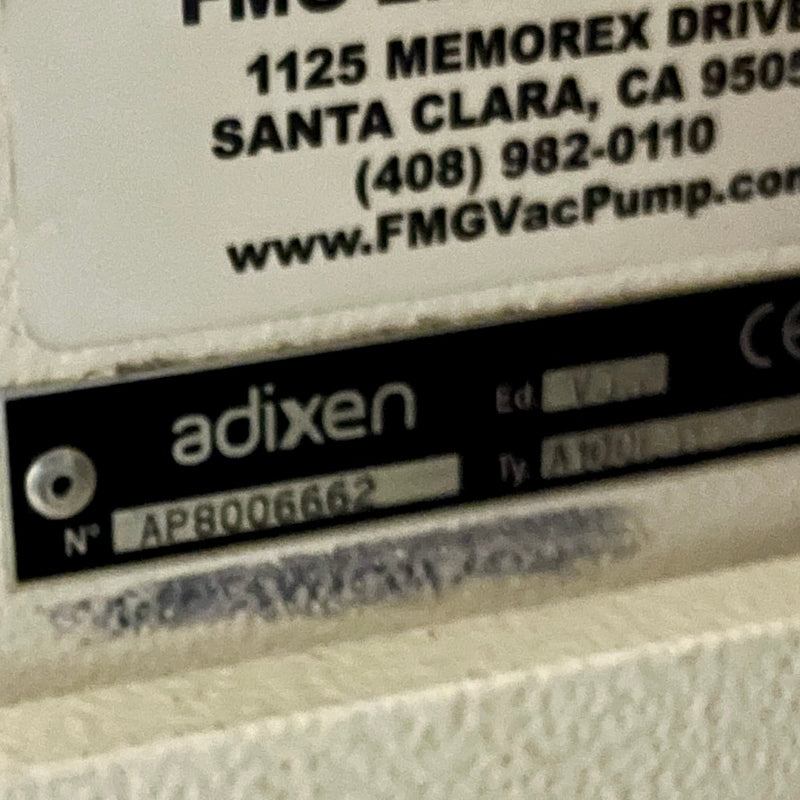 Pfeiffer / Adixen A 100 L Vacuum Pump