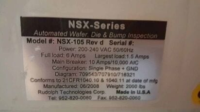 ONTO / Rudolph / August NSX 105