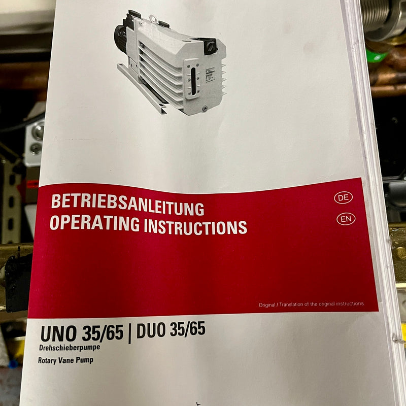 Pfeiffer Duo 35 M Vacuum Pump