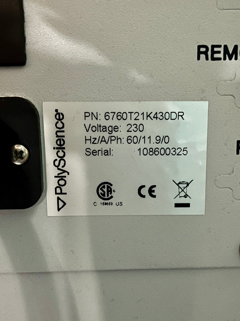 PolyScience 6760 T 21 K 430 DR Recirculator