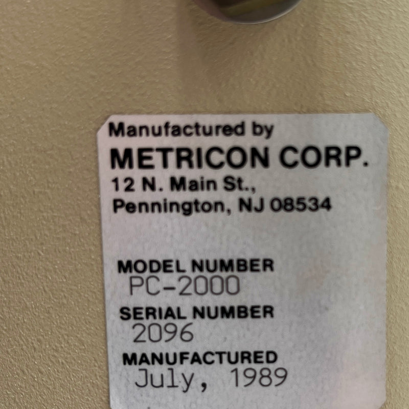 Metricon Laser System