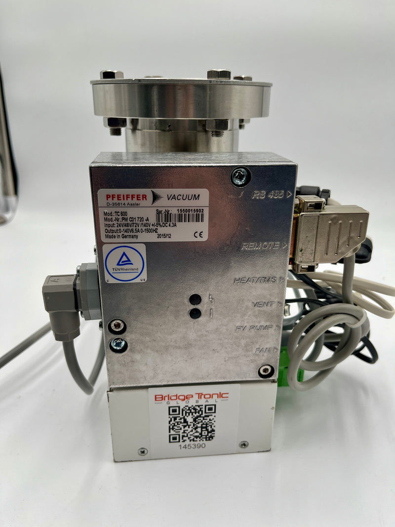 Pfeiffer Turbomolecular Vacuum Pump System