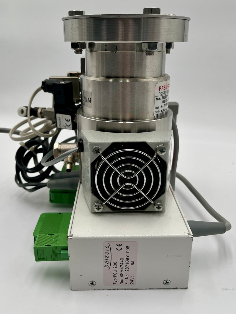 Pfeiffer Turbomolecular Vacuum Pump System
