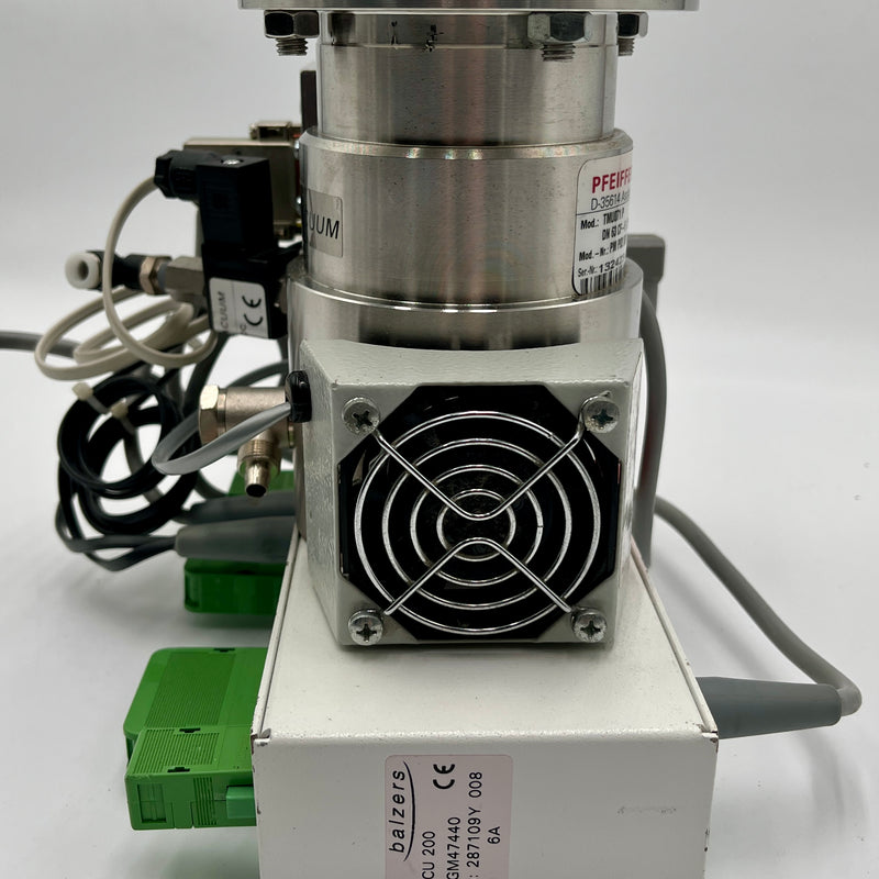 Pfeiffer Turbomolecular Vacuum Pump System