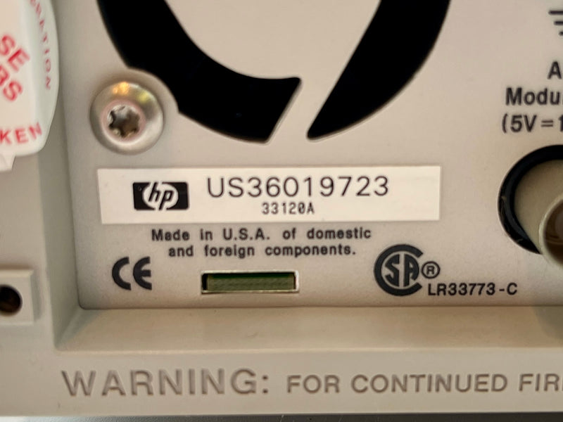 Keysight / Agilent 33120 A Arbitrary Waveform Generator